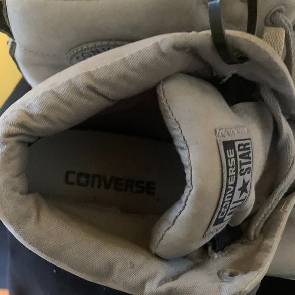 Converse All Star Gray Suede Sneakers - Picture 5 of 6